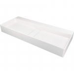 Granite countertop washbasin - with a grille