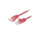 PATCHCORD KAT.5E UTP 1.5M CZERWONY FLUKE PASSED LANBERG 10-PACK