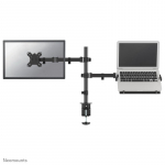 NEWSTAR FLAT SCREEN & NOTEBOOK DESK MOUNT (CLAMP/GROMMET)  10-32" BLACK