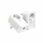 TP-LINK | AV1000 Gigabit Passthrough Powerline Starter Kit | TL-PA7017P KIT | 10/100/1000 Mbit/s | Ethernet LAN (RJ-45) ports 1 | No Wi-Fi | Extra socket