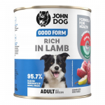 JOHN DOG Good Form Rich in lamb  - wet dog food - 800g