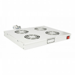 Equip Cooling Fans 19', 1U, 4FANS, RAL7035 Grey