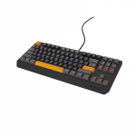 GENESIS Thor 230 TKL keyboard Gaming USB QWERTY Black, Grey, Orange