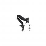 Maclean MC-860 monitor mount / stand 68.6 cm (27") Black Desk