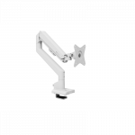 Arozzi Desk Mount | Neo Single - Gas Spring Monitor Arm AZ-ALZARE-NEO-WT | Tilt, Swivel, Rotation | Maximum weight (capacity) 9 kg | White