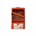 TITANIUM DRILL BIT SET HSS-G TIN 25pcs 1-13mm