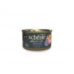 SCHESIR After Dark Chicken fillet with duck in broth - wet cat food - 80g