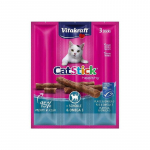 VITAKRAFT CatStick Mini with flounder and Omega-3 - cat treats - 3 pcs
