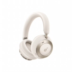 Anker Soundcore | Foldable Headphones | Space One Pro | Bluetooth | Over-ear | Microphone | Cream White | Wireless