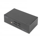 Digitus KVM Switch, 4 Port, Dual Display, 4K, DisplayPort&reg;