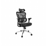 Equip Ergonomic Premium Office Chair with Headrest and Armrests, Black