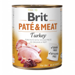 BRIT Pat&eacute; & Meat with Turkey - wet dog food - 800g