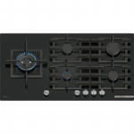 Bosch Serie 6 PPM9A6I40 hob Black Built-in 90 cm Gas 5 zone(s)