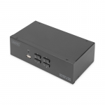 Digitus KVM Switch, 4 Port, Dual Display, 4K, HDMI&reg;