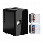 ELLE Home ESDAF101BKEU 4L Mini Fridge, Black