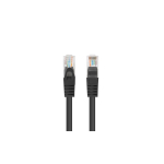 Lanberg Patchcord CAT.6 UTP 0.25M fluke passed 10-pack, Black | PCU6-20CC-0025-BK