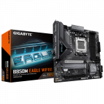 Gigabyte B850M EAGLE WF6E | Processor family AMD | Processor socket AM5 | DDR5 | Supported hard disk drive interfaces SATA, M.2 | Number of SATA connectors 4