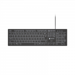 Natec | Herring Glow | Keyboard | Wired | US | Black