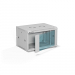 ALANTEC Racking cabinet 19" 6U 600x450, Grey FLAT PACK