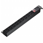Alantec PZ010 power extension 1.8 m 9 AC outlet(s) Indoor Black