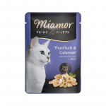 MIAMOR Feine Filets Tuna with squid - wet cat food - 100g