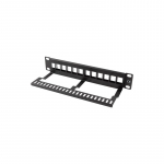 LANBERG EMPTY PATCH PANEL 12 PORTS 1U 10" BLACK