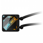 GIGABYTE GAMING 240 Liquid CPU Cooler- 2x120mm ARGB Fans, slide-in interlocking mechanism, DAISY-CHAIN, Intel LGA 1851 and AMD AM5 Compatible
