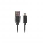 Lanberg CA-USBO-20CU-0010-BK kabel USB 1 m USB 2.0 USB A USB C Black
