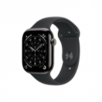 Apple Watch Series 11 GPS + Cellular 46mm Slate Titanium Case with Black Sport Band - M/L | Apple