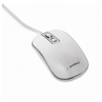 MOUSE USB OPTICAL WHITE/SILVER/MUS-4B-06-WS GEMBIRD