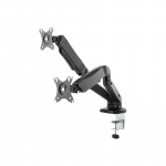 ICY BOX IB-MS304-T, Monitor stand with desk mounted base, for two screens, size up to 27'' | Raidsonic