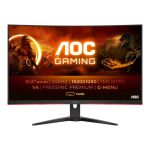 AOC | Curved Gaming Monitor | C32G2ZE | 31.5 " | VA | FHD | 16:9 | 240 Hz | 1 ms | 1920 x 1080 | 300 cd/m&sup2; | Headphone out (3.5mm) | HDMI ports quantity 2 | Black | Warranty 36 month(s)
