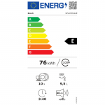 Bosch Dishwasher | SPV2HMX42E | Built-in | Width 45 cm | Number of place settings 10 | Number of programs 5 | Energy efficiency class E | Display | White
