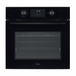 Midea MBO65M80M1-BK Oven, Built-in, Electric, Width 59.5 cm, Touch Display, Black | Midea