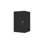 LANBERG 10" WALL-MOUNTED RACK CABINET 9U (280X310, BLACK)