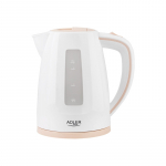 Adler | Kettle | AD 1264 | Standard | 2200 W | 1.7 L | Plastic | 360&deg; rotational base | White
