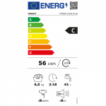 INDESIT | Washing Machine | MTWSA 61294 W EE | Energy efficiency class C | Front loading | Washing capacity 6 kg | 1200 RPM | Depth 42.5 cm | Width 59.5 cm | Display | LED | White
