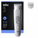 Braun Series 3 80789711 body groomer/shaver Light grey