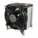 Inter-Tech K-17 Processor Cooler 9.2 cm Aluminium, Black