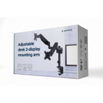 DISPLAY ACC MOUNTING ARM/17-32" MA-DA2P-01 GEMBIRD