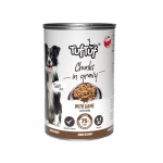 TUF TUF Meaty chunks with game - wet dog food - 1250g