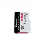 Kingston | Endurance | UHS-I U1 | 64 GB | micro SDXC | Flash memory class 10