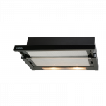 CATA | Hood | TF 2003 600 GBK | Telescopic | Energy efficiency class C | Width 60 cm | 390 m&sup3;/h | Mechanical control | LED | Black Glass