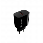 Natec Ribera USB Charger 1X USB-A 18W, Black