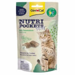 GIMCAT Nutri Pockets Insect with Catnip - cat treats - 60g