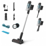 Philips 3000 series XC3133/01 stick vacuum/electric broom Battery Dry Bagless Black, Blue