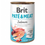 BRIT Pat&eacute; & Meat with Salmon - wet dog food - 400g