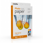 ColorWay Photo Paper, 100 sheets | High Glossy | 180 g/m&sup2; | A4