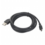 CABLE USB2 AM-MINI 1.8M BLACK/CCP-USB2-AM5P-6 GEMBIRD
