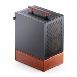 Jonsbo T7 Midi Tower Black, Wood
